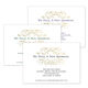 Gold Scroll Moving Announcements Image 1 of 3